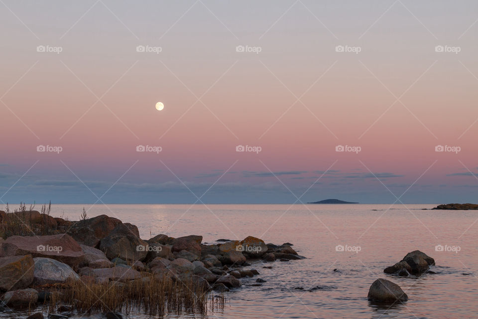 sunset oskarshamn rocks dusk by cls