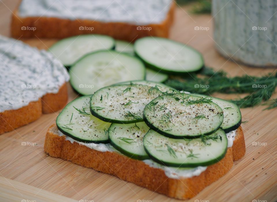 Cucumber Sandwiches 