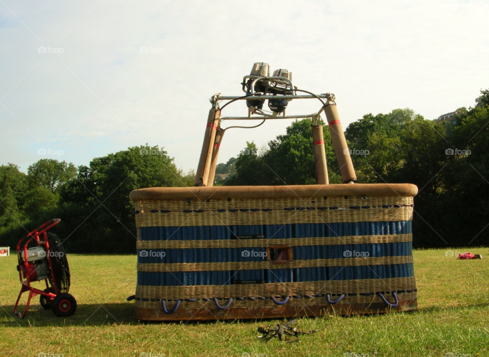 flying flight hot air balloon basket by jeanello