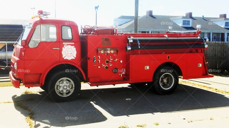 Very old fire truck