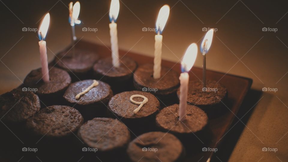 Birthday brownies