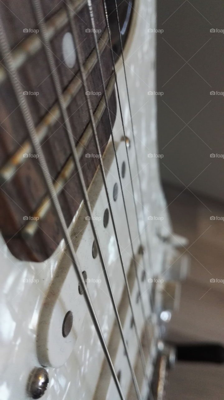 guitar closeup