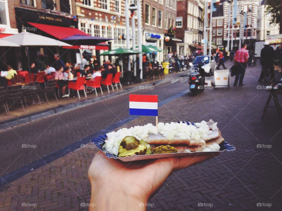 street food in Amsterdam 