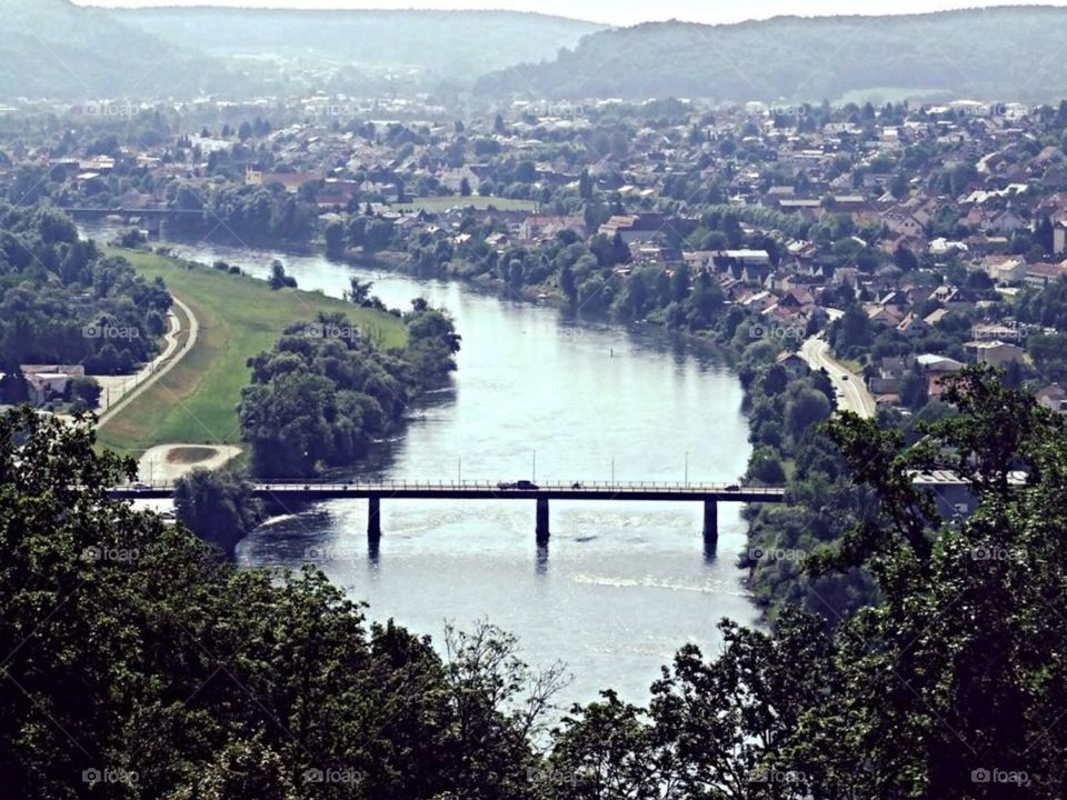 Bridge (View from top of Liberation Hall, Germany) 