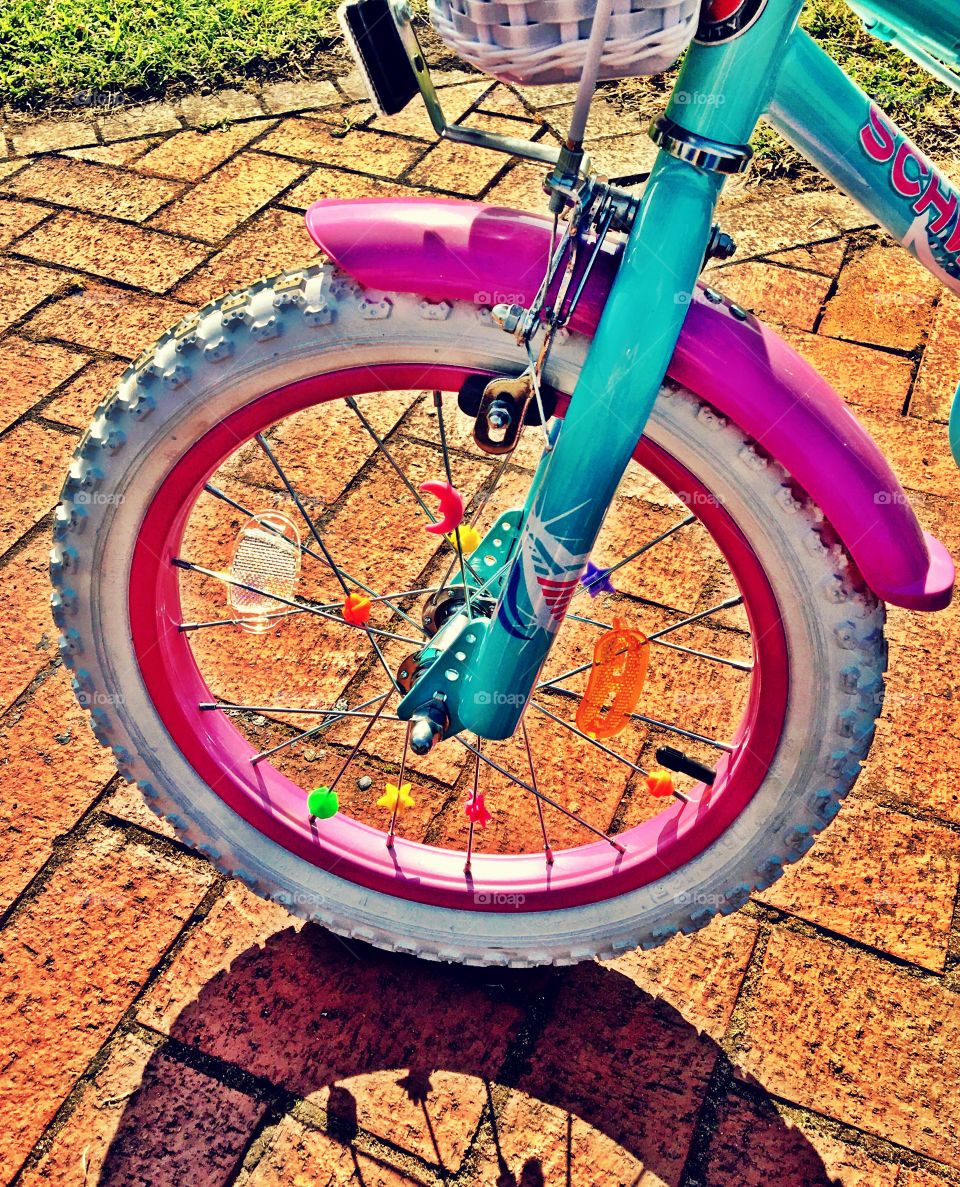 Childs bicycle wheel