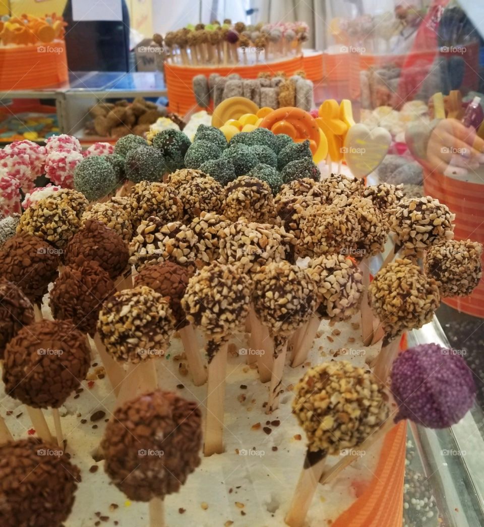 Sweet treats at a chocolate festival