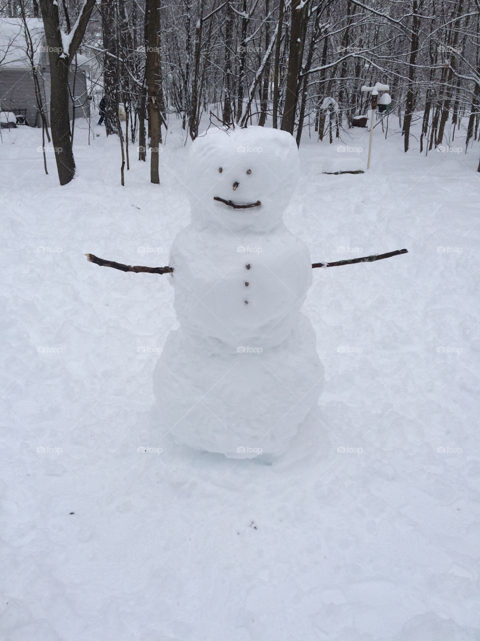 Happy snowman