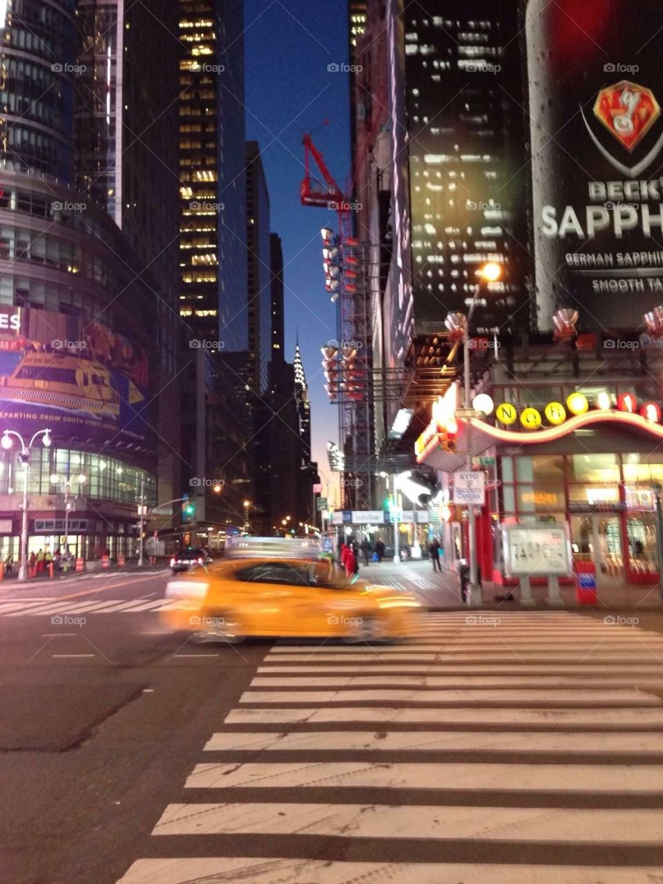 Times Square at night
