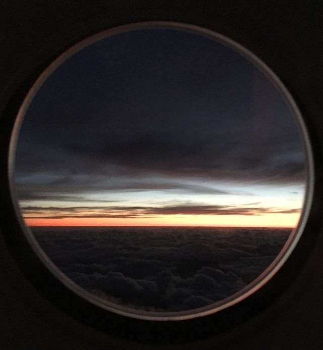 View from the cabin crew window
