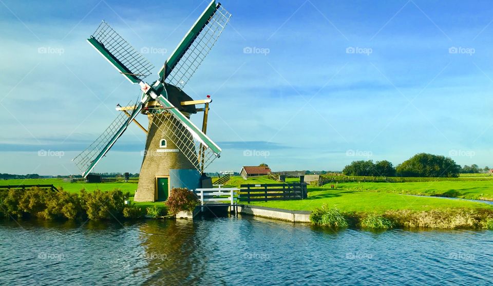 Windmill by Noordwijk 