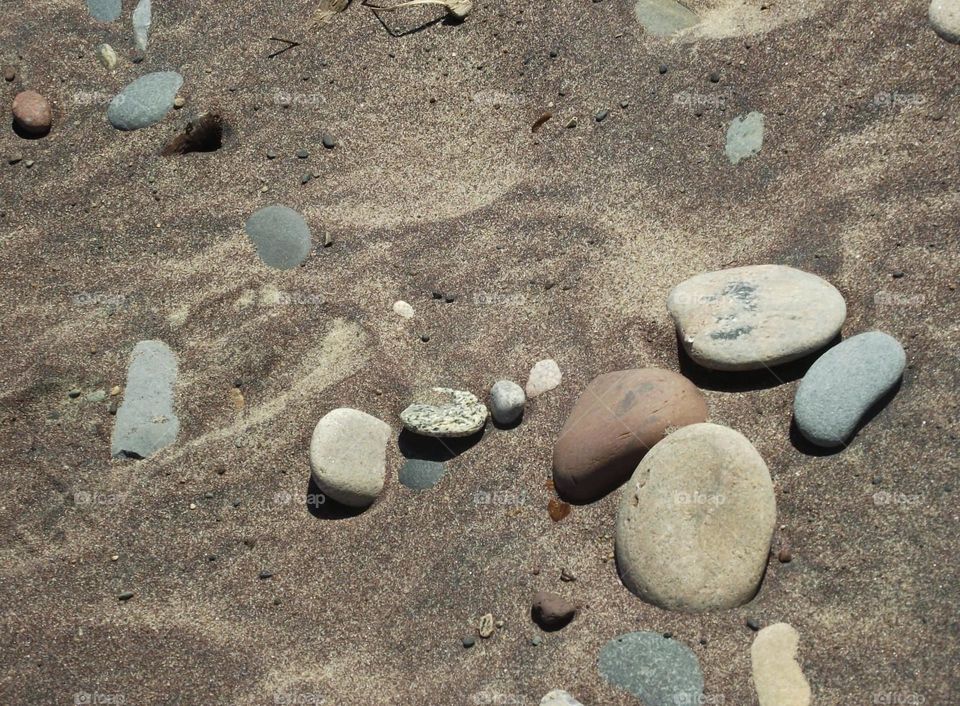Stones on the beach