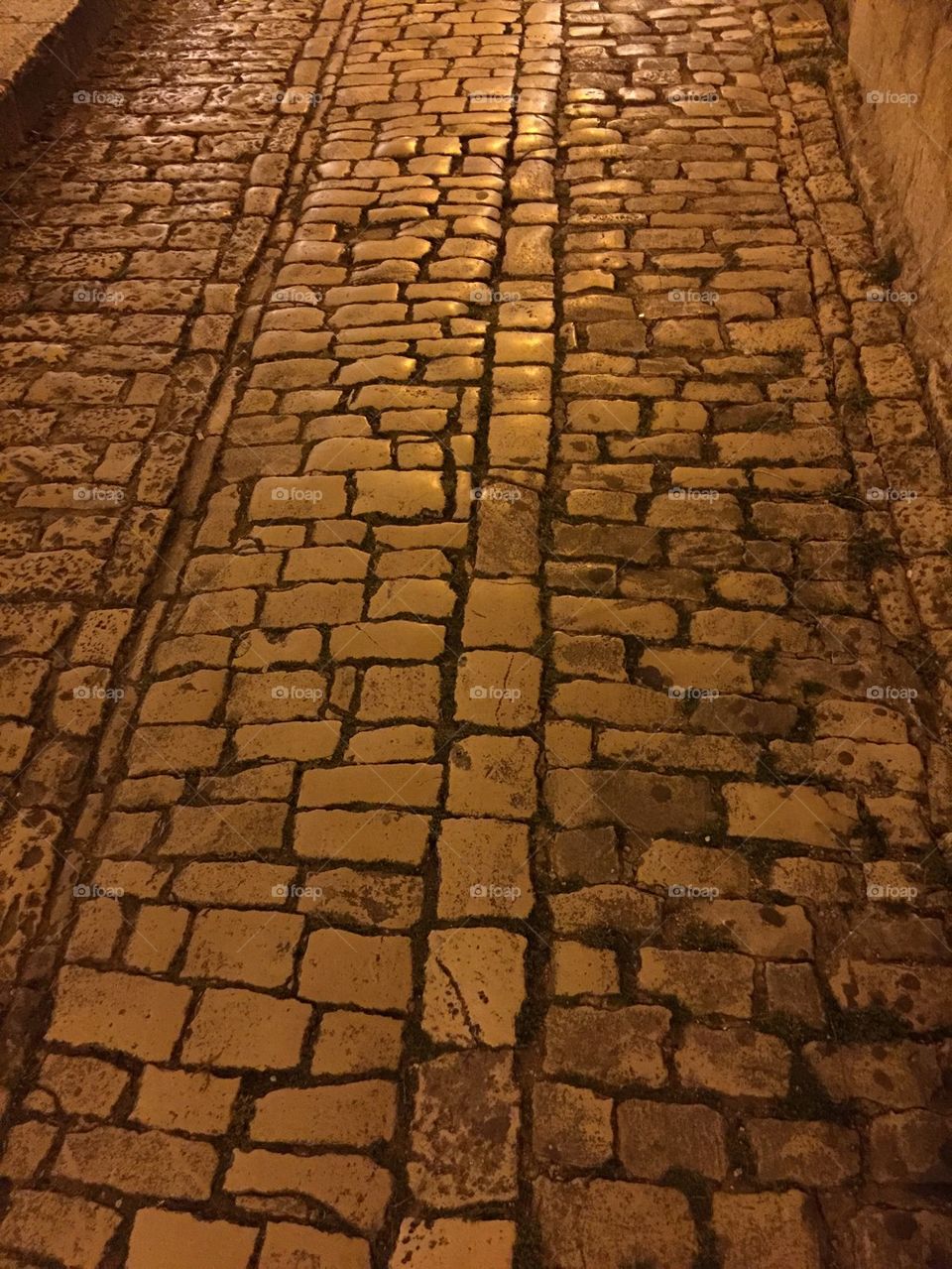 Stone built ancient street