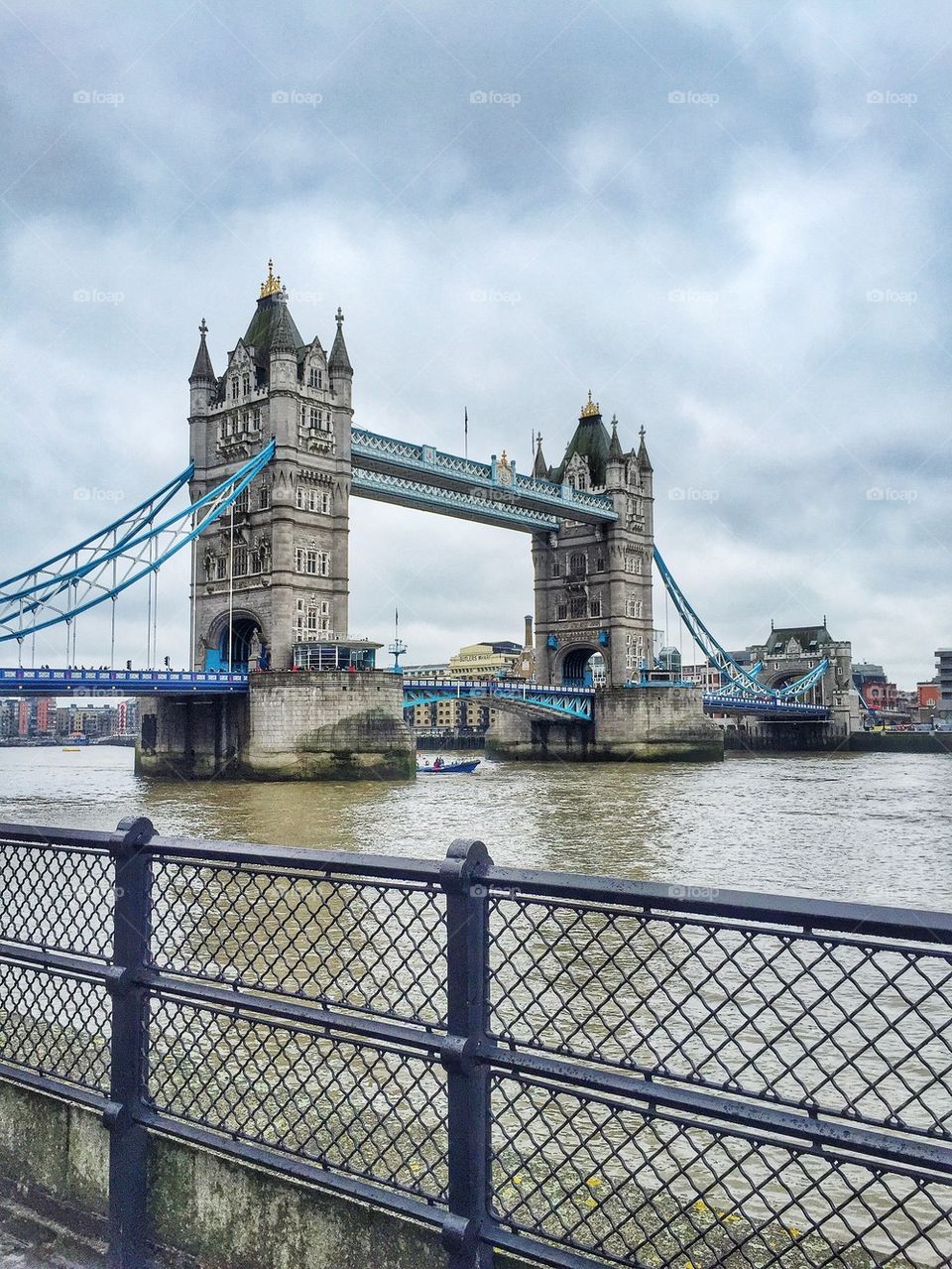 Tower bridge over Thames river
