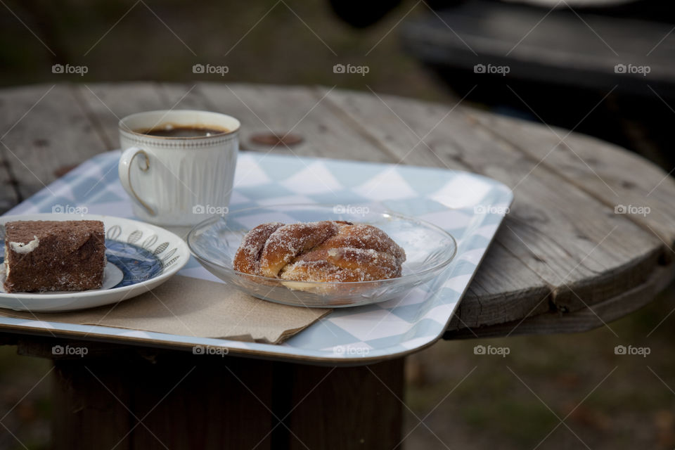 Coffee and cake