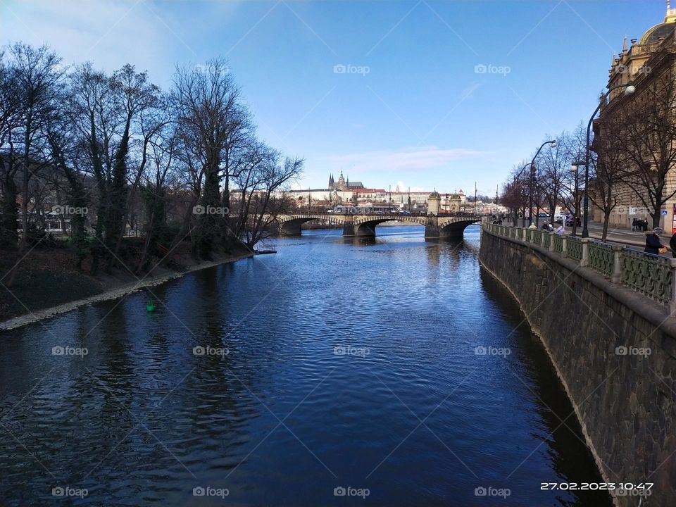 Prague Vltava River