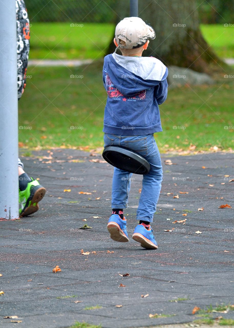 Boy at the playground
