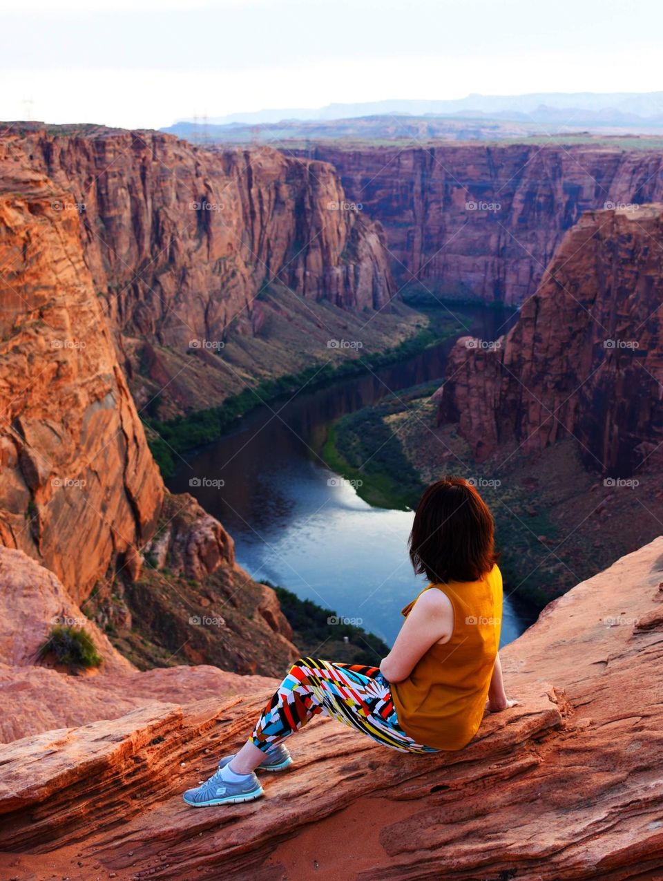 meditating in the valley