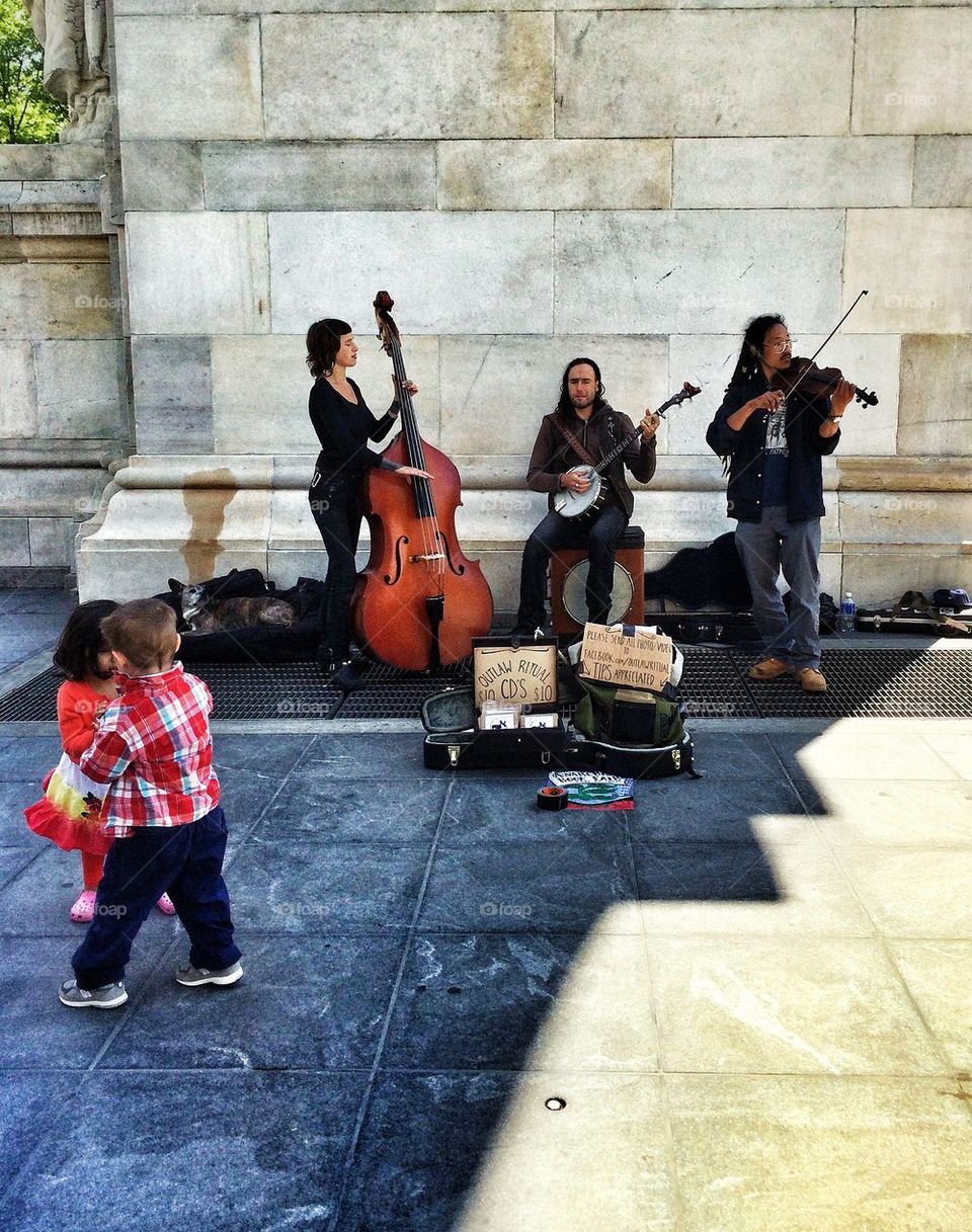 Kids Dancing at the Park