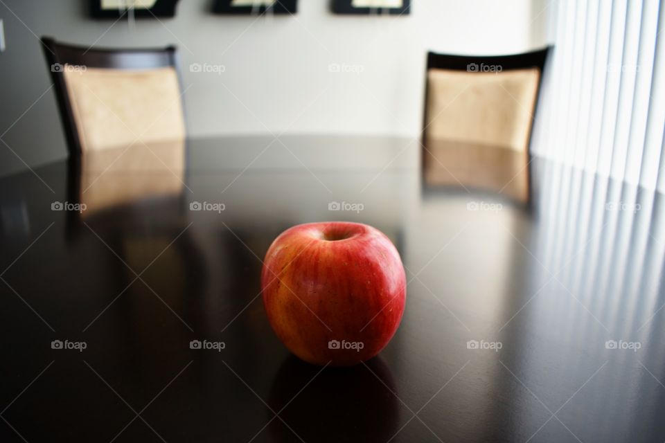 Apple table still life Fuji