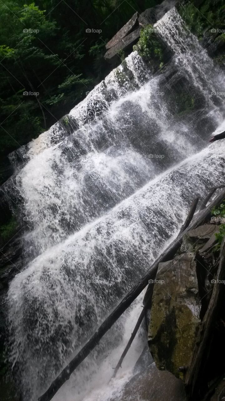 waterfall, nature