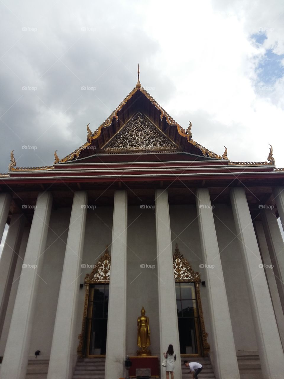 Buddhist Holiday. Temple of Thailand