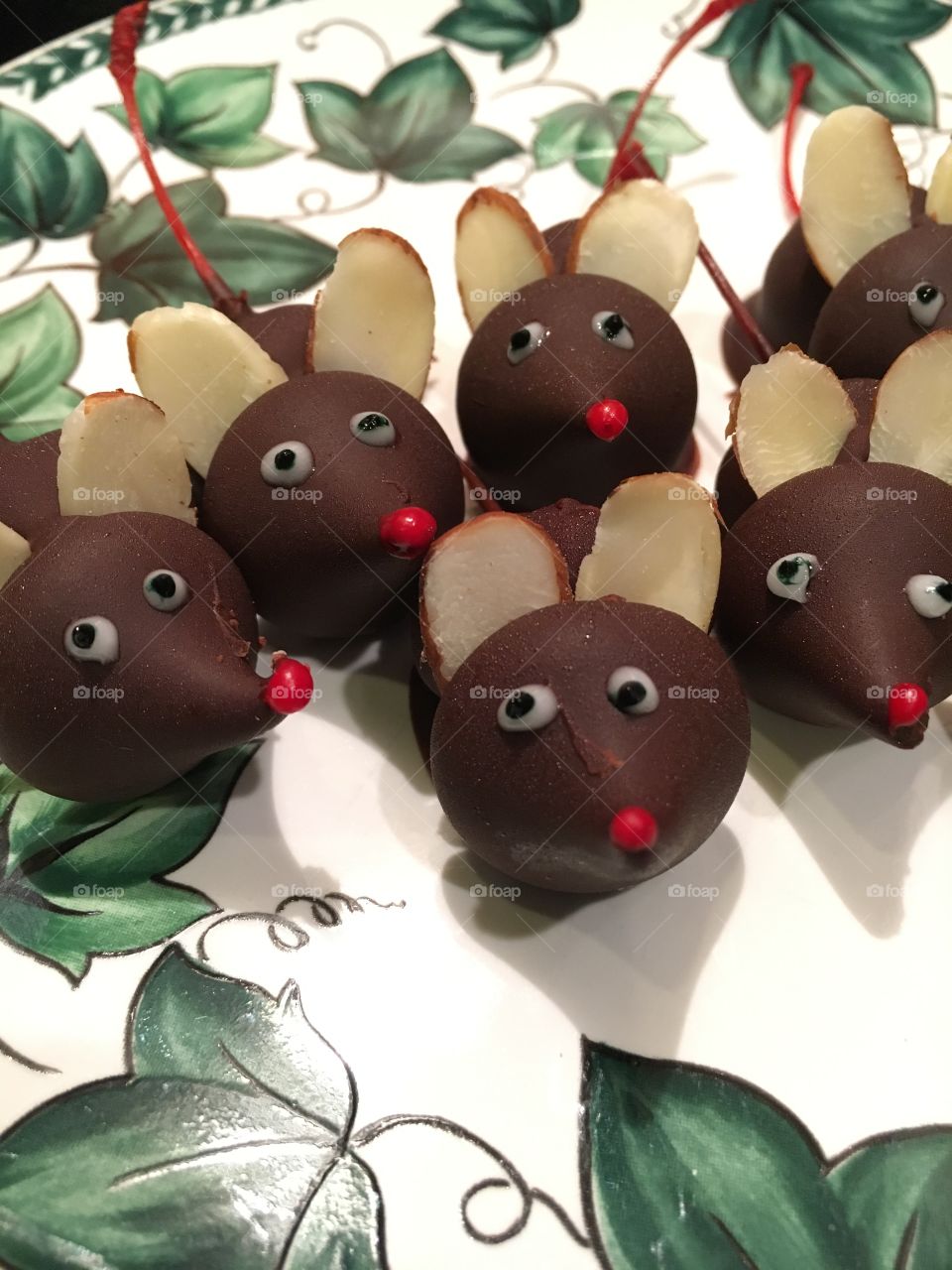 Chocolate mice
