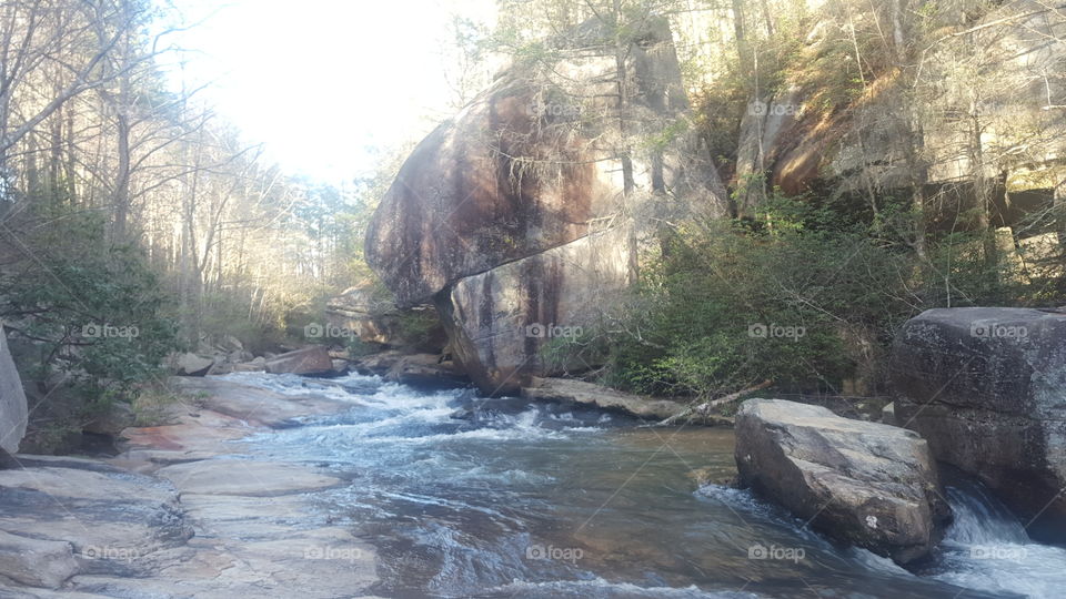 stream flowing over rocks