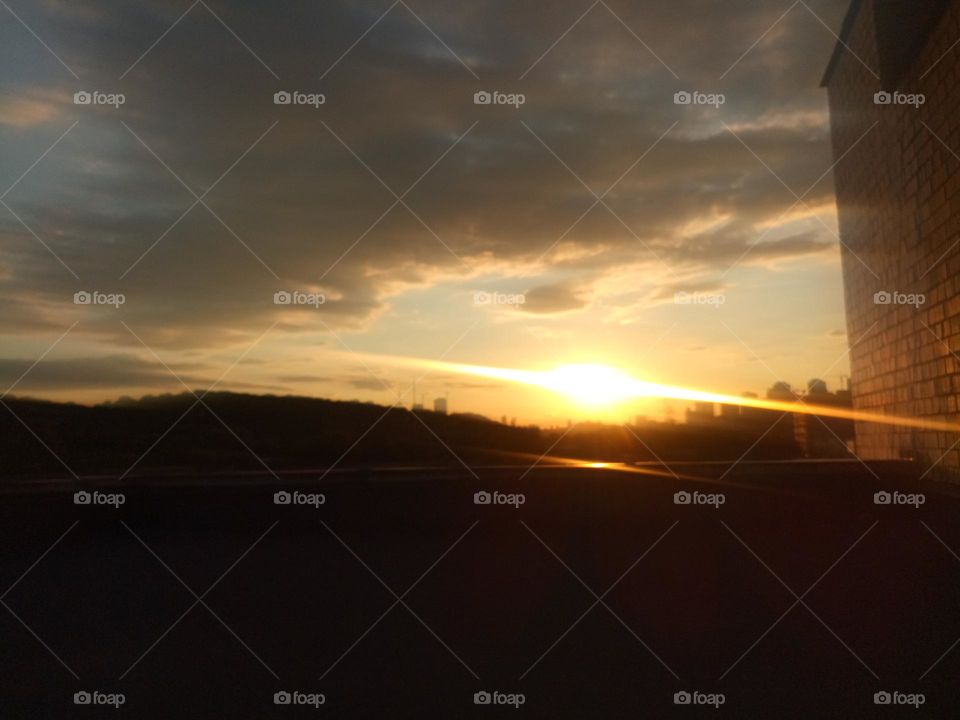 Beautiful sunset Красивый закат