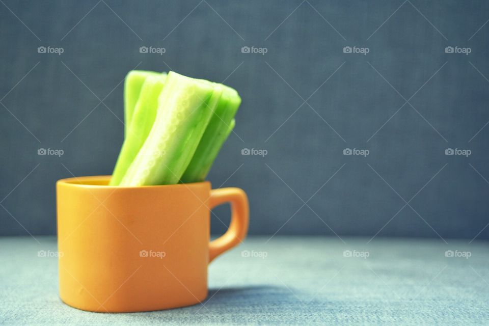 Cucumber in a cup