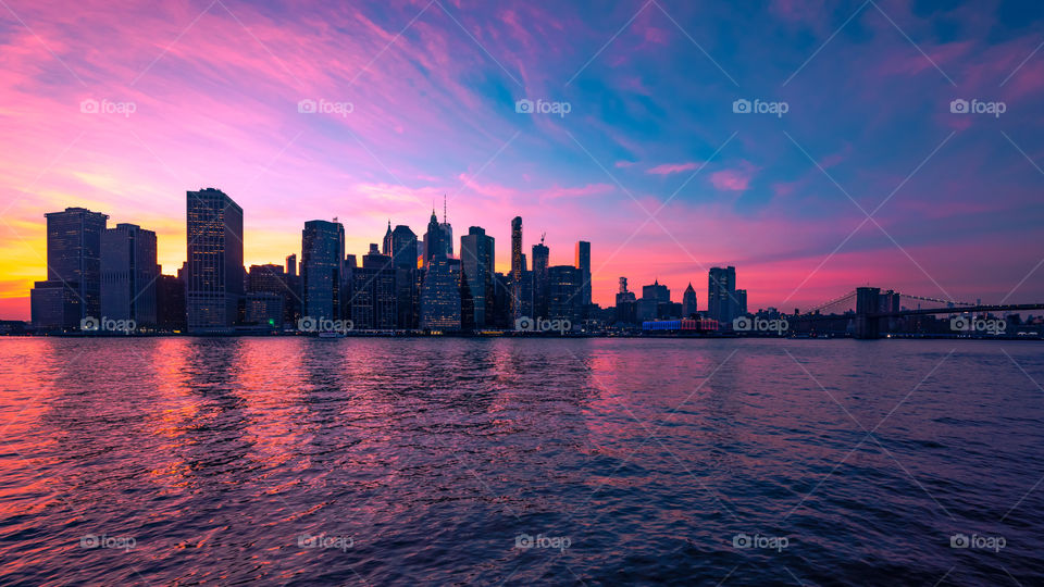 Manhattan at Sunset