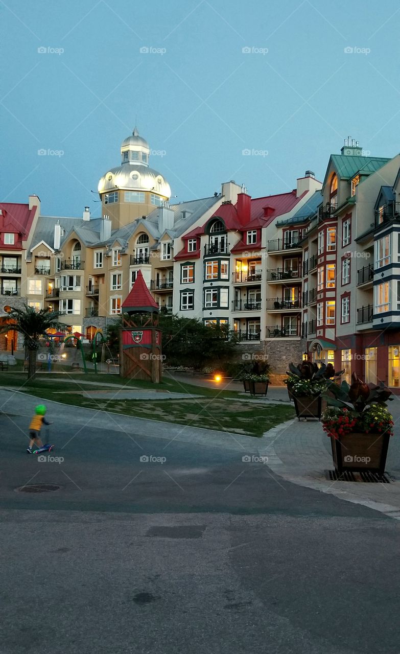 Colorful buildings