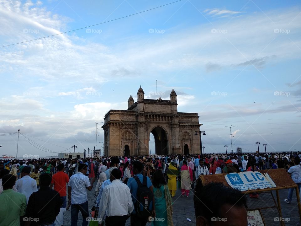 gateway of India in sunset