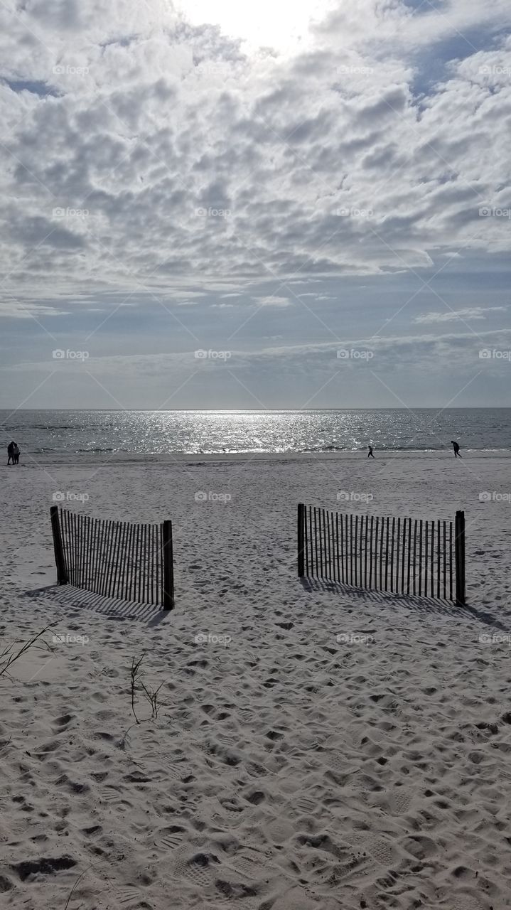 beautiful view of the beach in Florida
