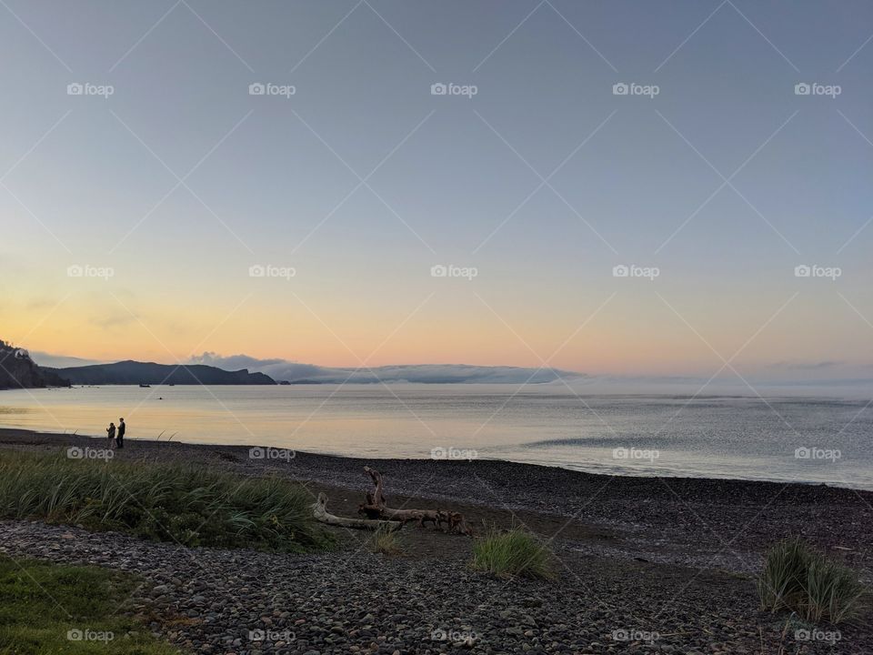 Tranquility Beachside at Dusk