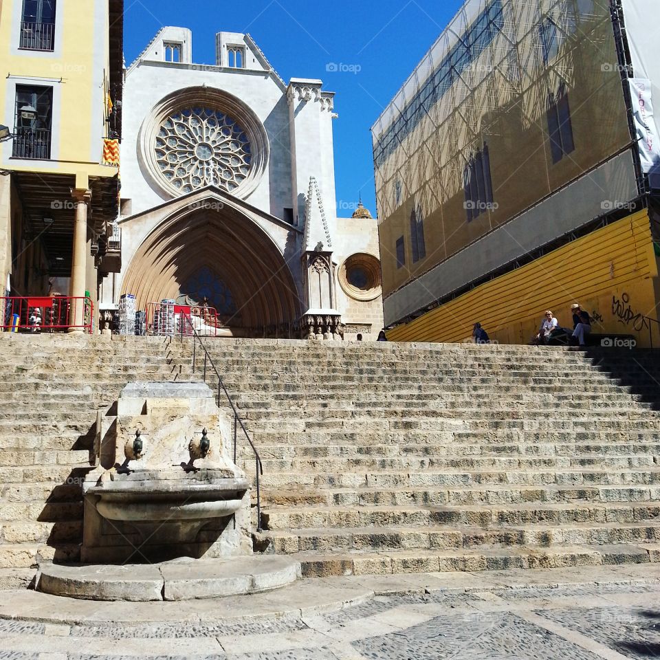 View of the Cathedral Basilica of Santa Maria de Tarragona