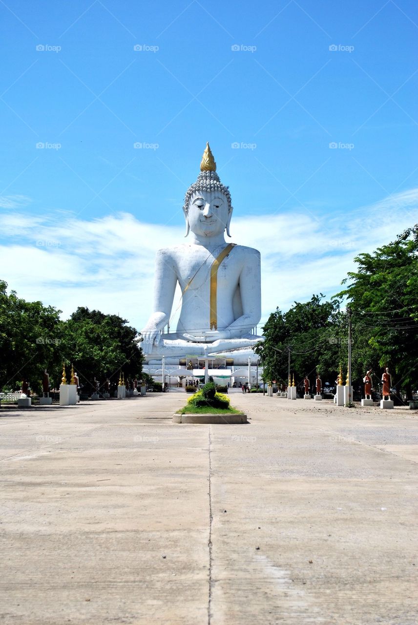 Buddha statue in temple area