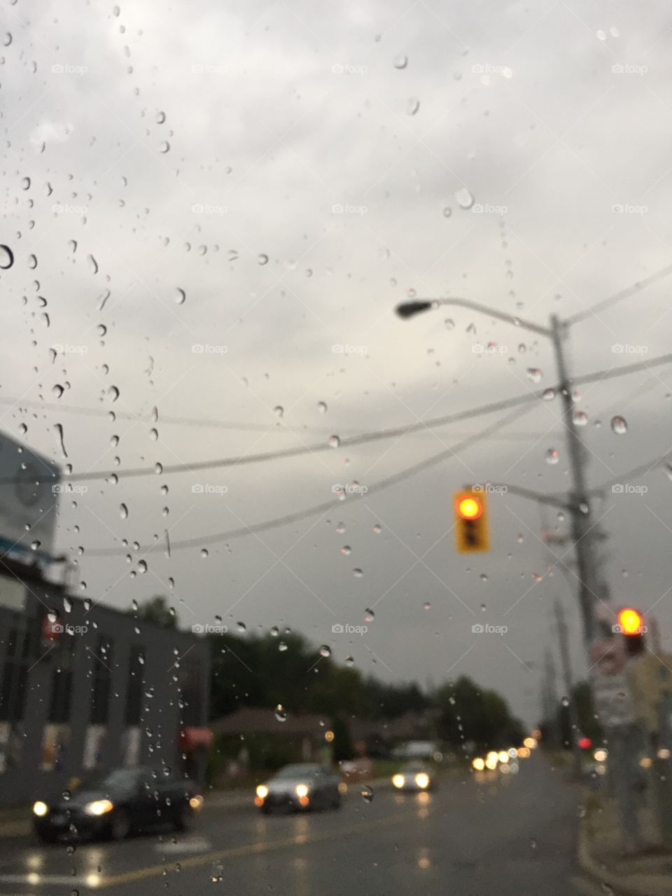 Raining in Toronto 