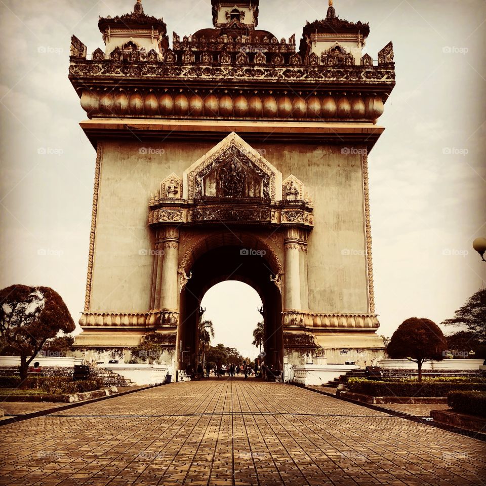 Victory Arch - Le Arc de Triomphe Vientiane Laos