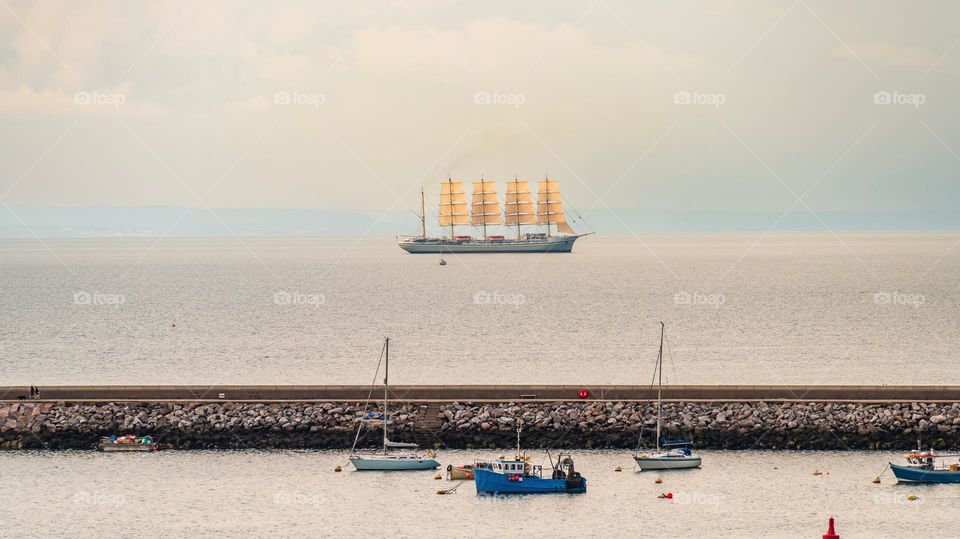 The world's largest square rigged sailing tall ship.