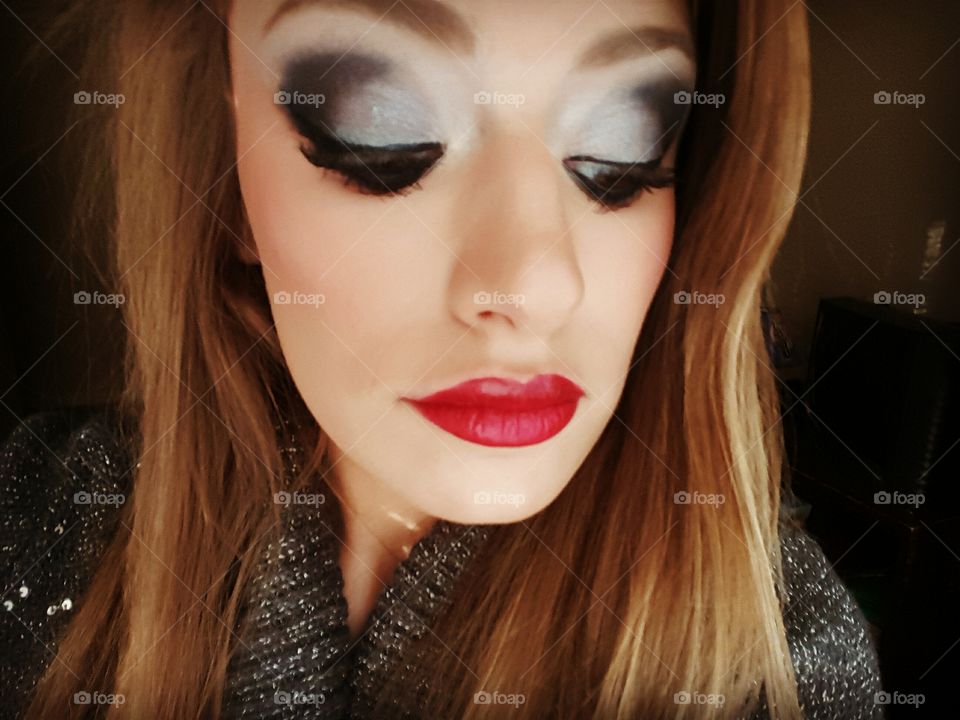 Fashion, Glamour, Lips, Woman, Eye