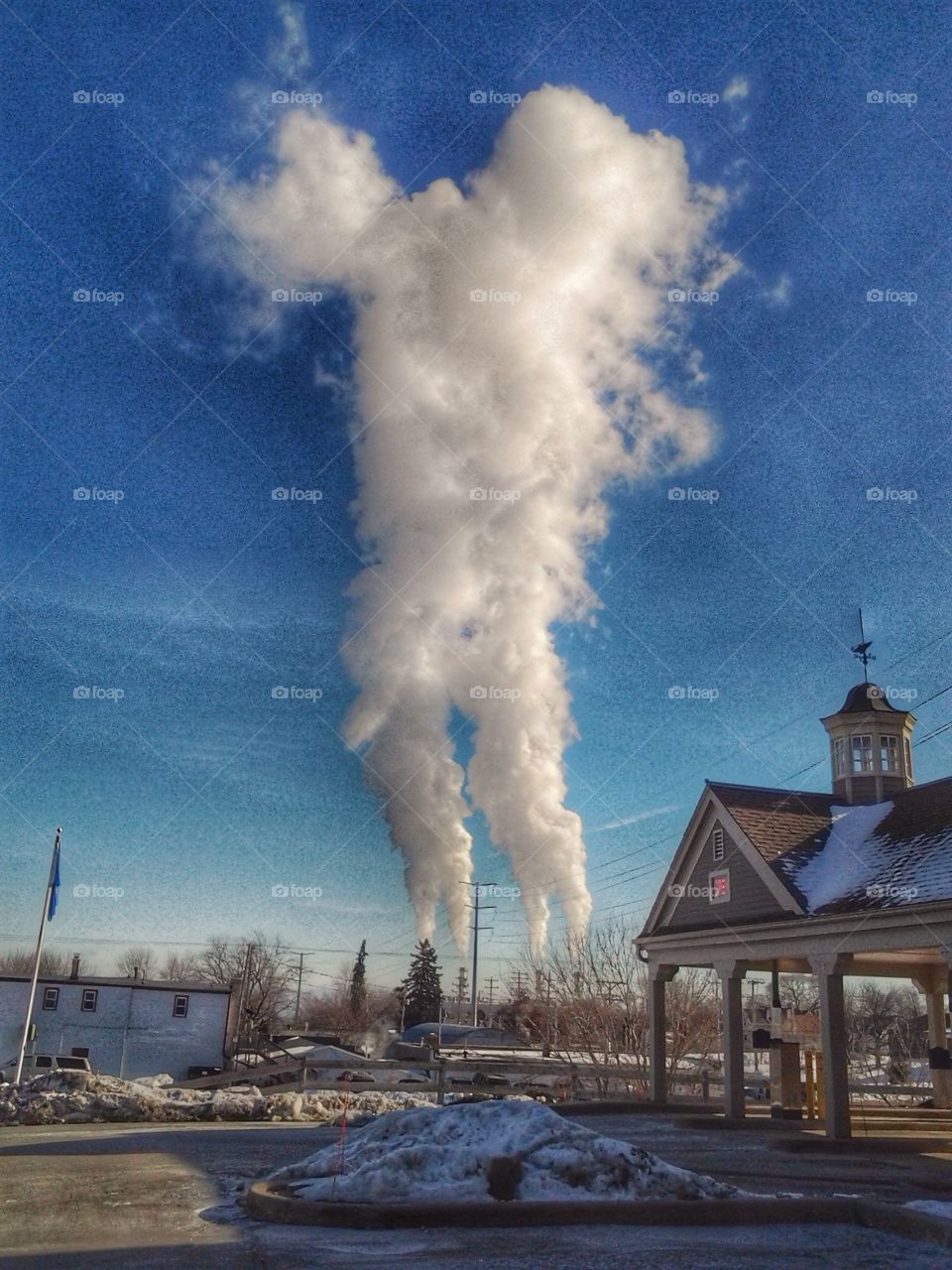 Winter Smoke Stacks