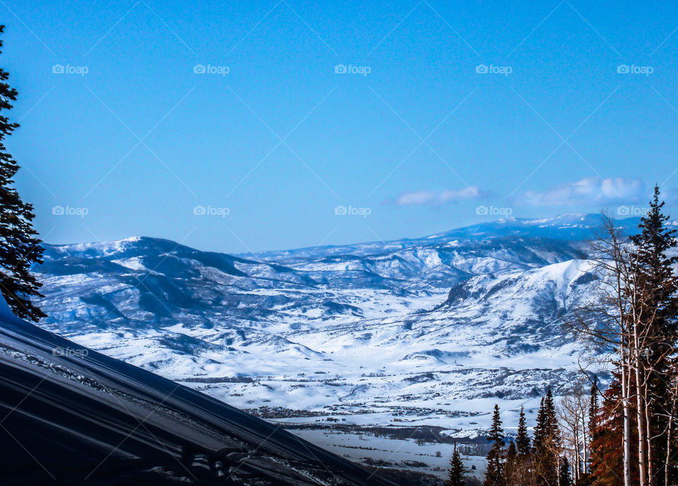View from Mt. Werner, Steamboat Springs
