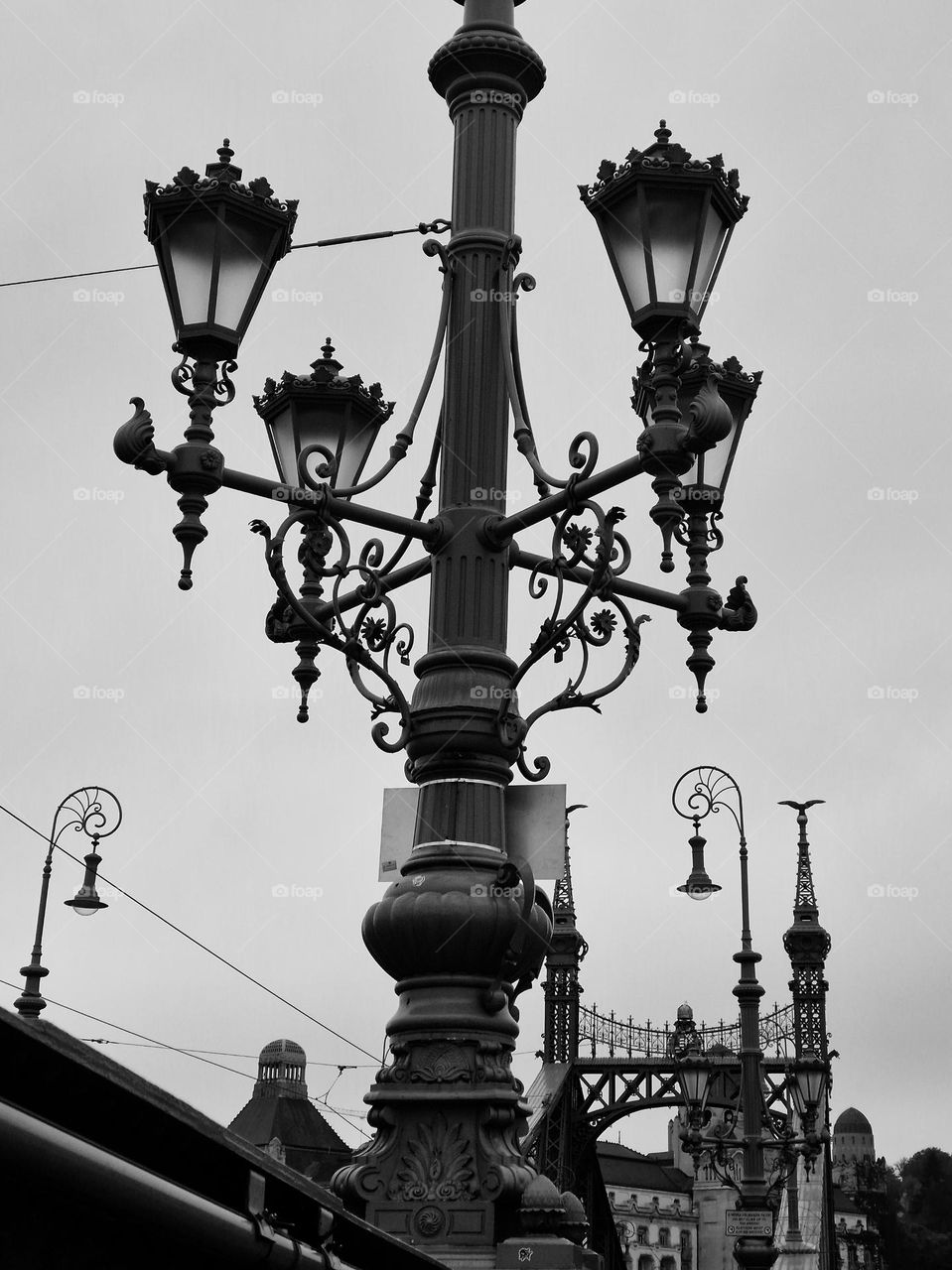 architecture lighting pillar the bridge of freedom