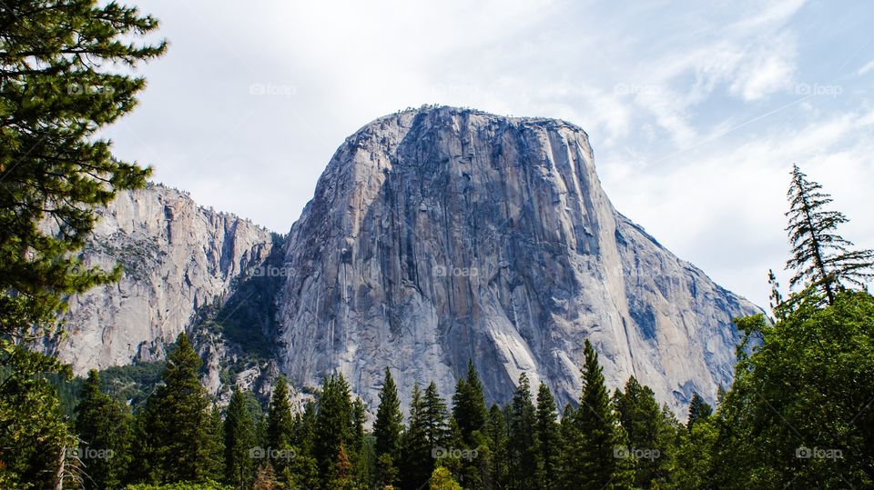 High angle view mountain