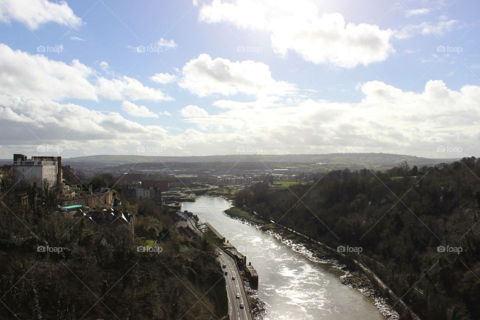 River through Bristol