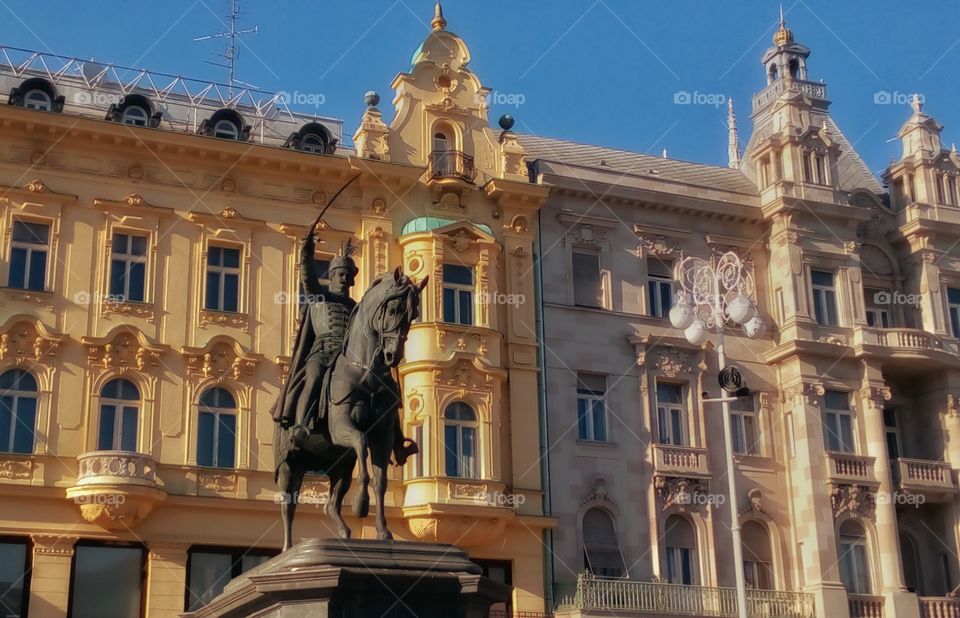 Ban Josip Jelačić, Zagreb central square