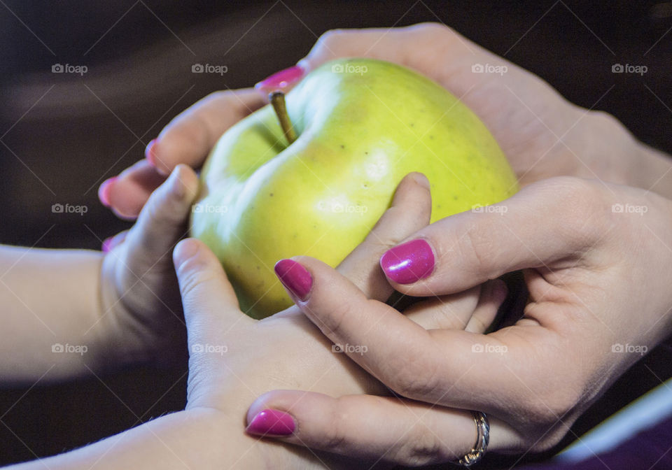 Fruit in hands