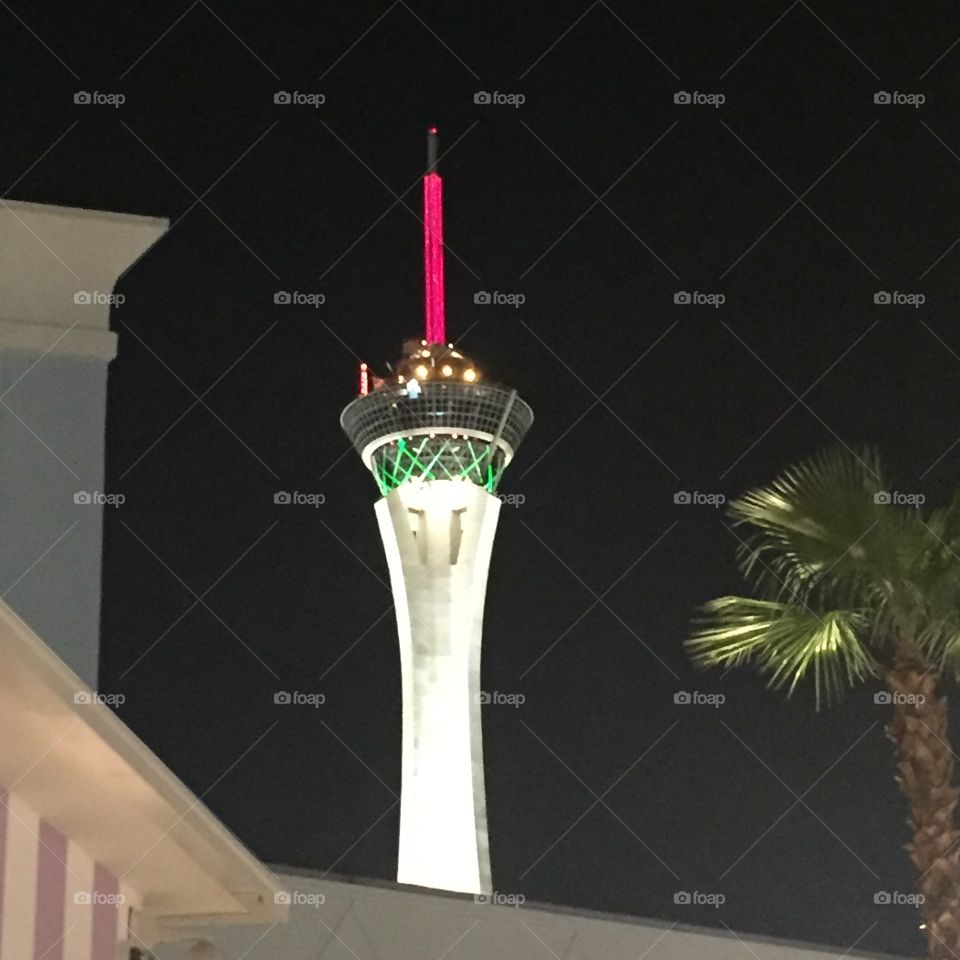 Stratosphere tower view from SLS pool