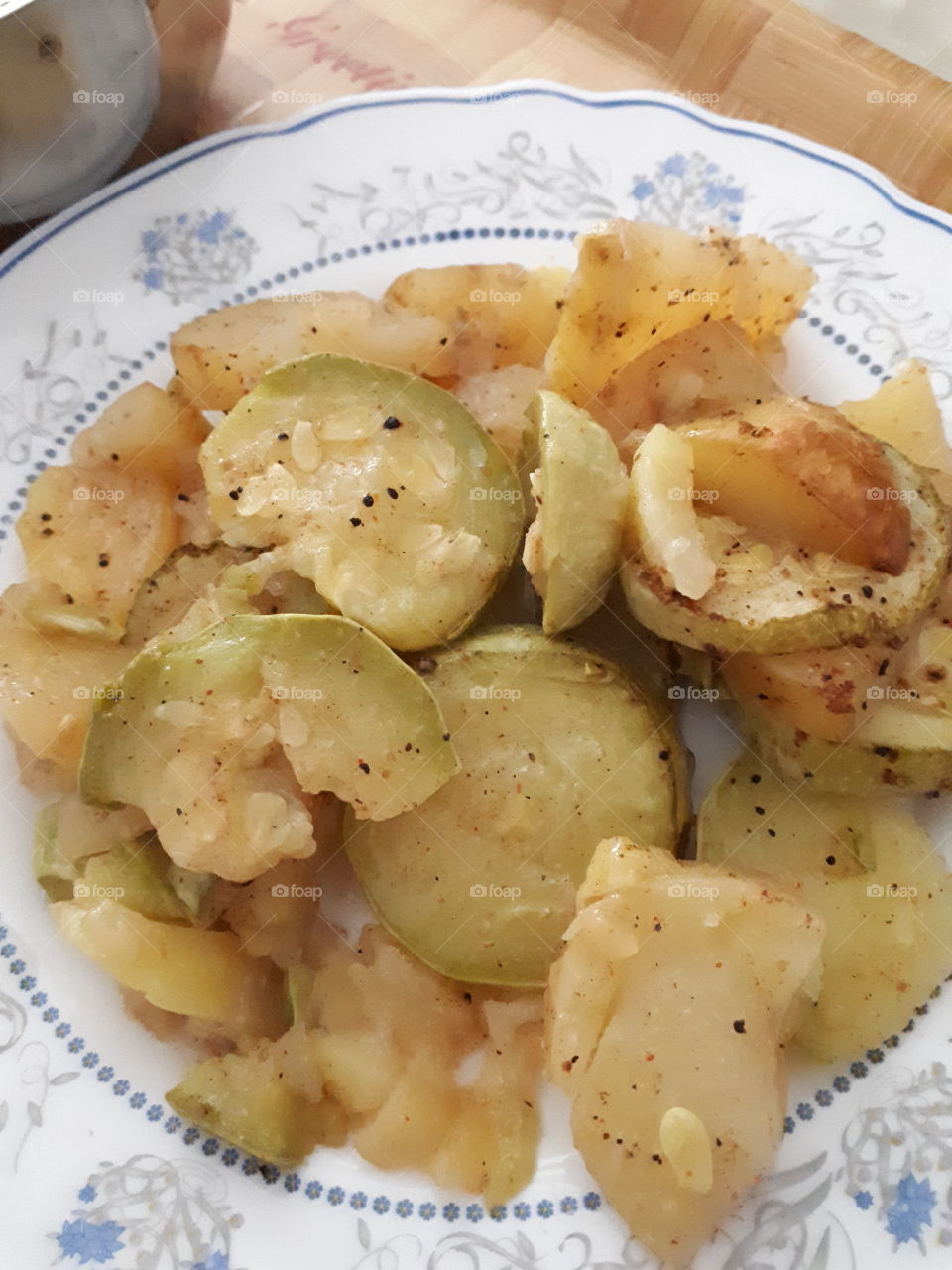 zucchini and potatoes