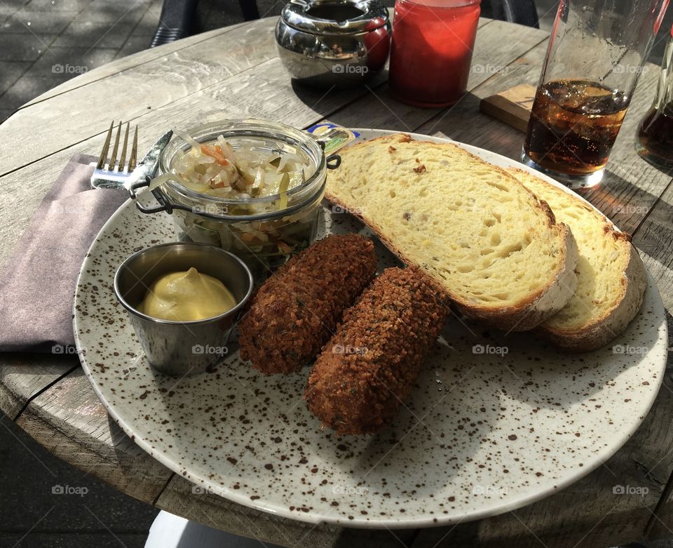 Dutch Food Croquet in Rotterdam 